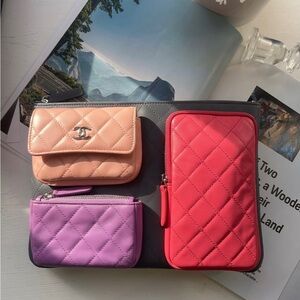 CHANEL Rare ︎Multicolor clutch bag wallet - Pocket